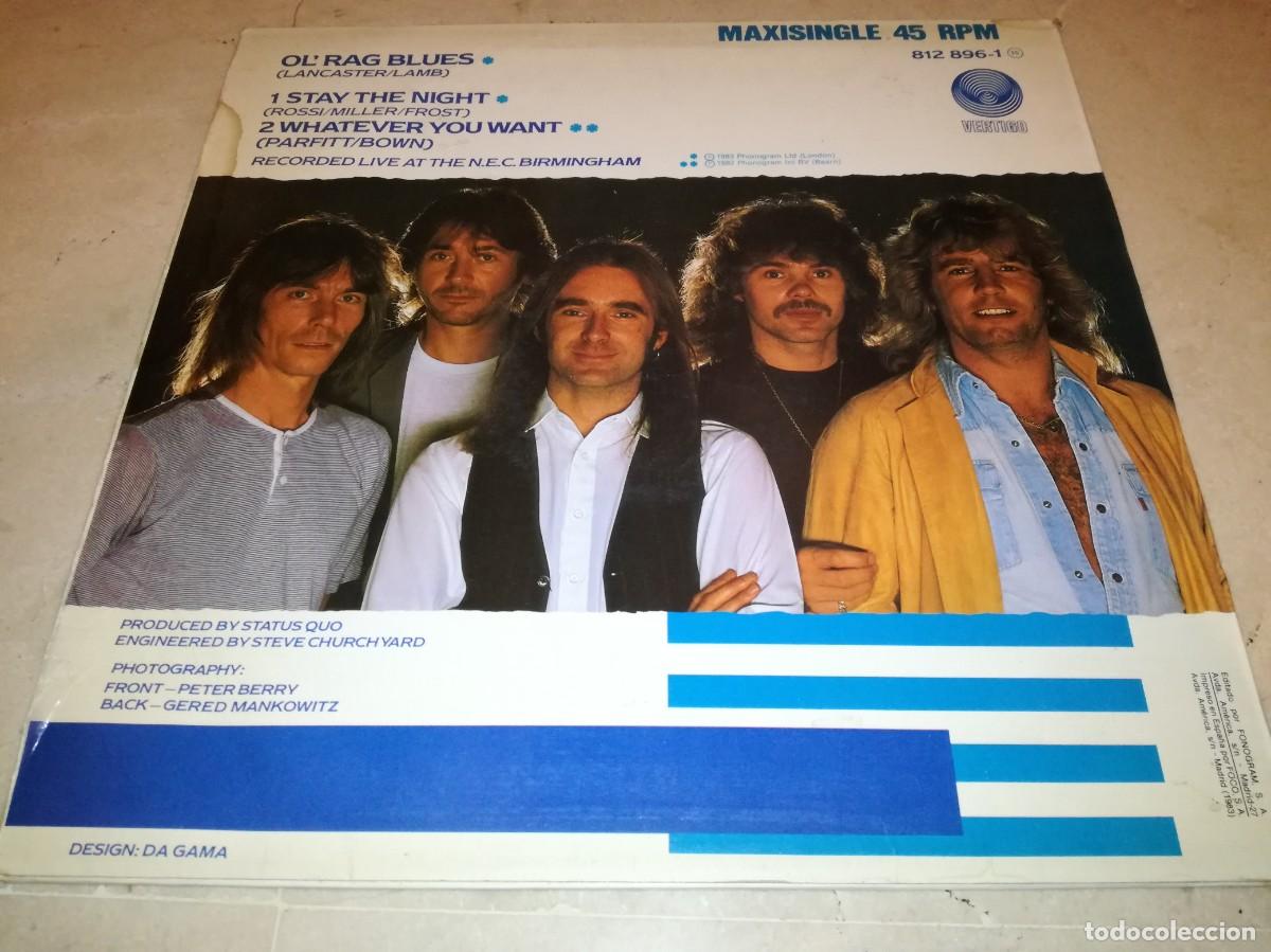 Discos de vinilo: STATUS QUO-OL RAG BLUES-ORIGINAL 1983 - Foto 2