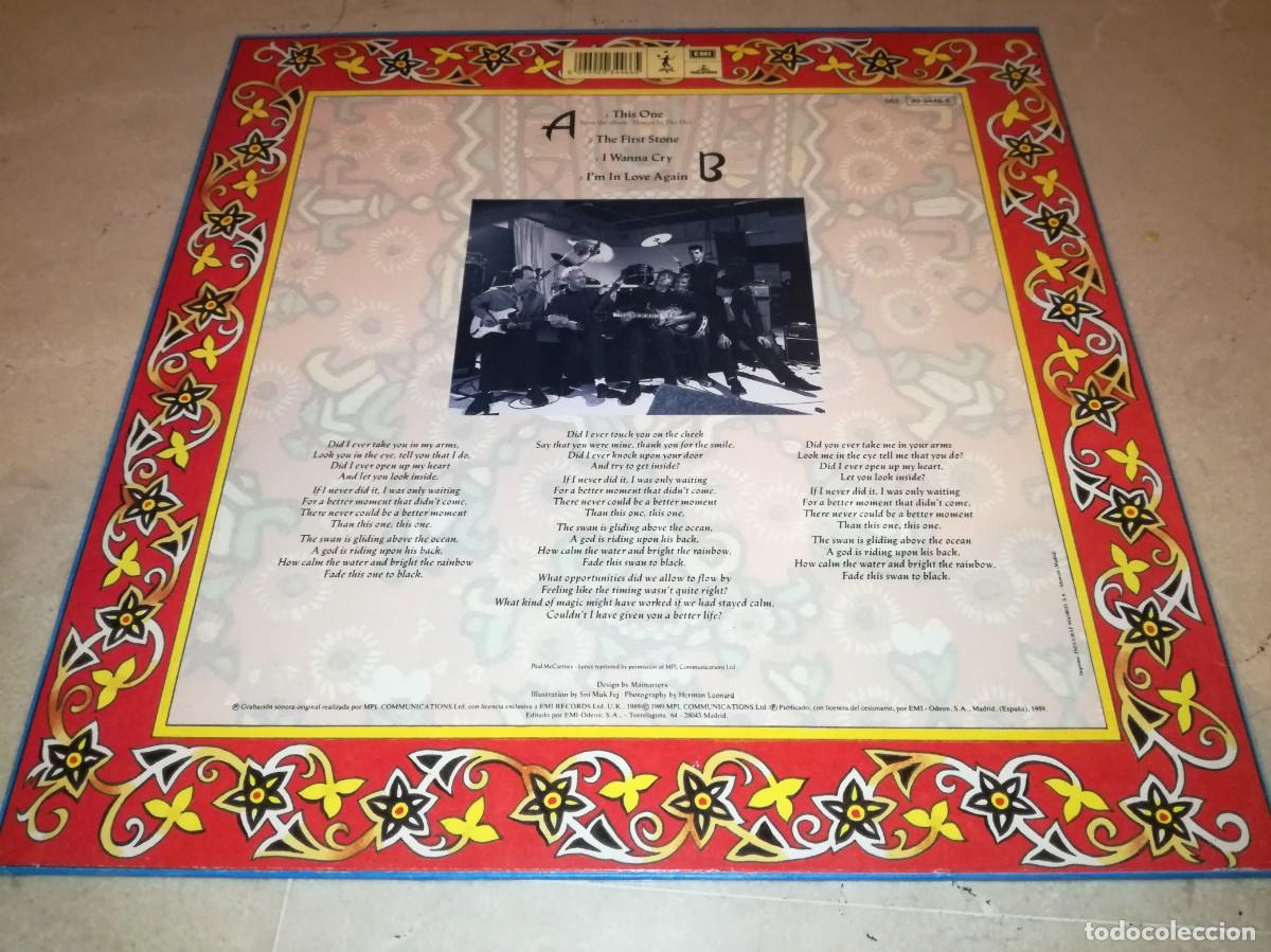 Discos de vinilo: PAUL McCARTNEY-THIS ONE + 3-ORIGINAL ESPA&Ntilde;OL 1989 - Foto 2