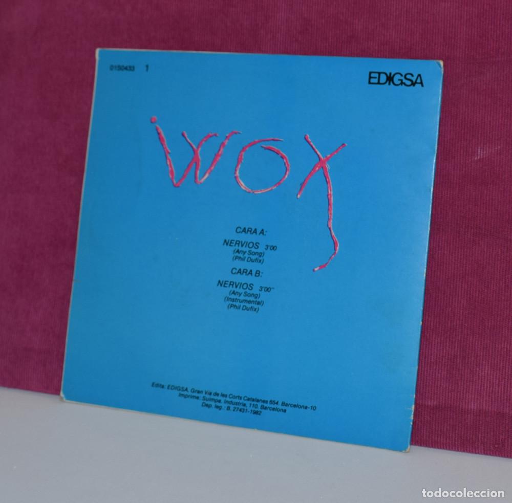Discos de vinilo: WOX &ndash; Nervios - SINGLE 1982 SYNTH POP - Foto 2