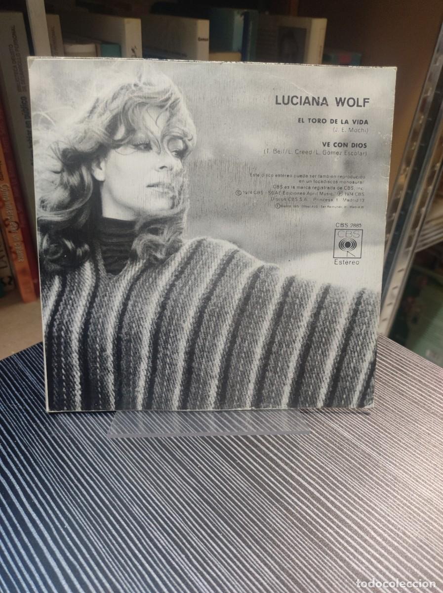 Discos de vinilo: Luciana Wolf &ndash; El Toro De La Vida / Ve Con Dios - Foto 2