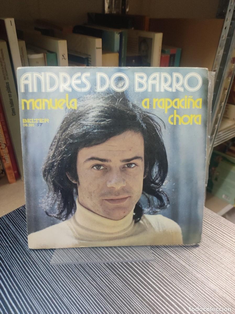 Discos de vinilo: Andres Do Barro &ndash; Manuela / A Rapaci&ntilde;a Chora - Foto 1