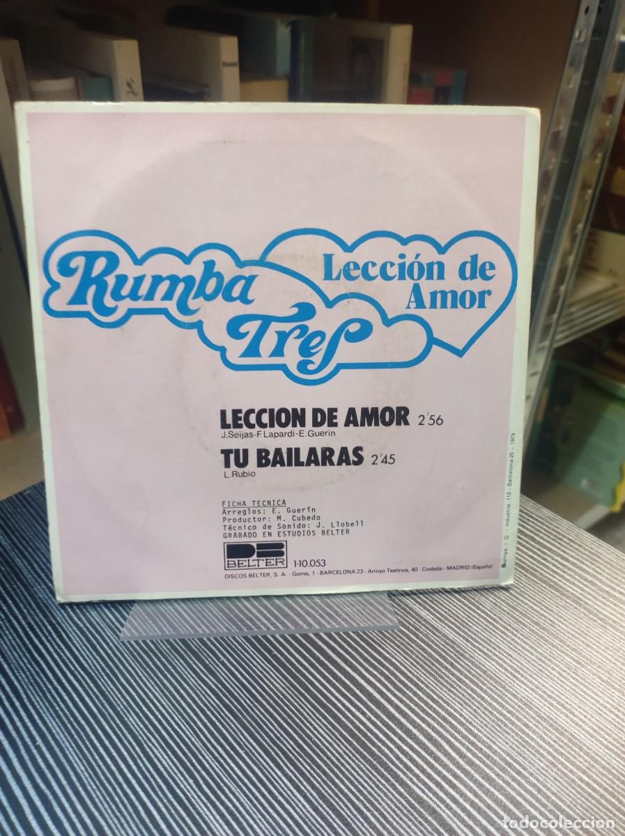 Discos de vinilo: Rumba Tres &ndash; Lecci&oacute;n De Amor - Foto 2