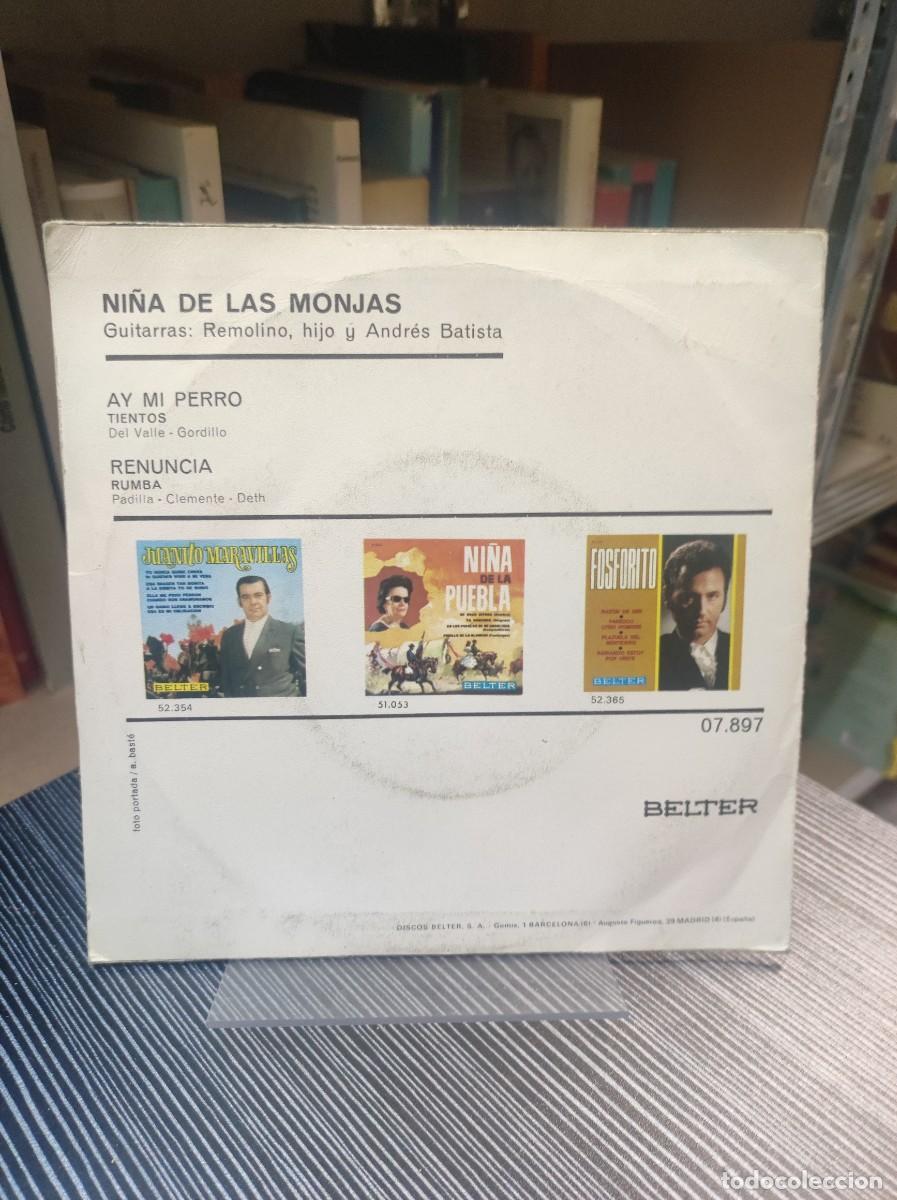 Discos de vinilo: Ni&ntilde;a De las Monjas &ndash; Ay Mi Perro / Renuncia - Foto 2