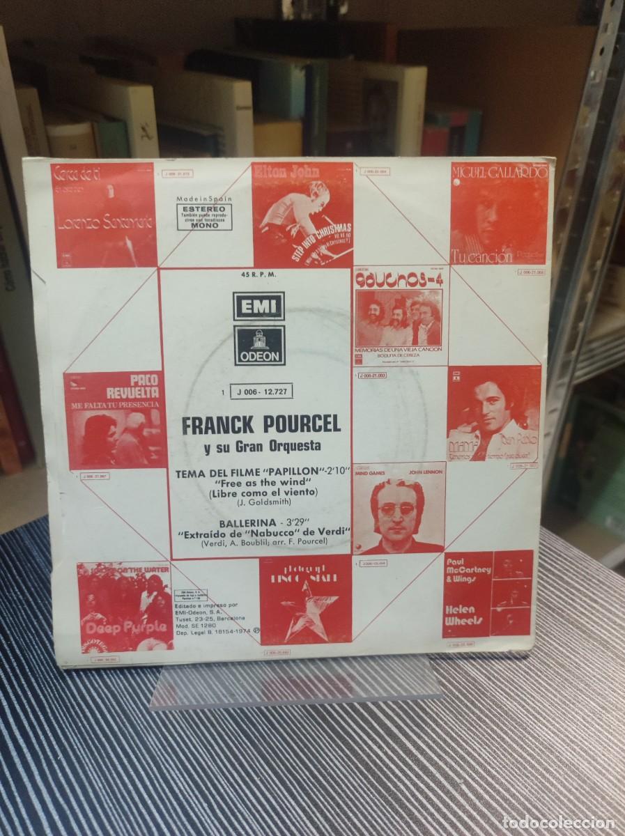 Discos de vinilo: PAPILLON FRANCK POURCEL - Foto 2