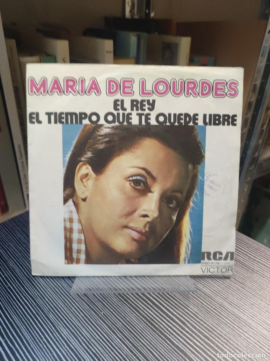 Discos de vinilo: Maria De Lourdes &ndash; El Rey - Foto 1