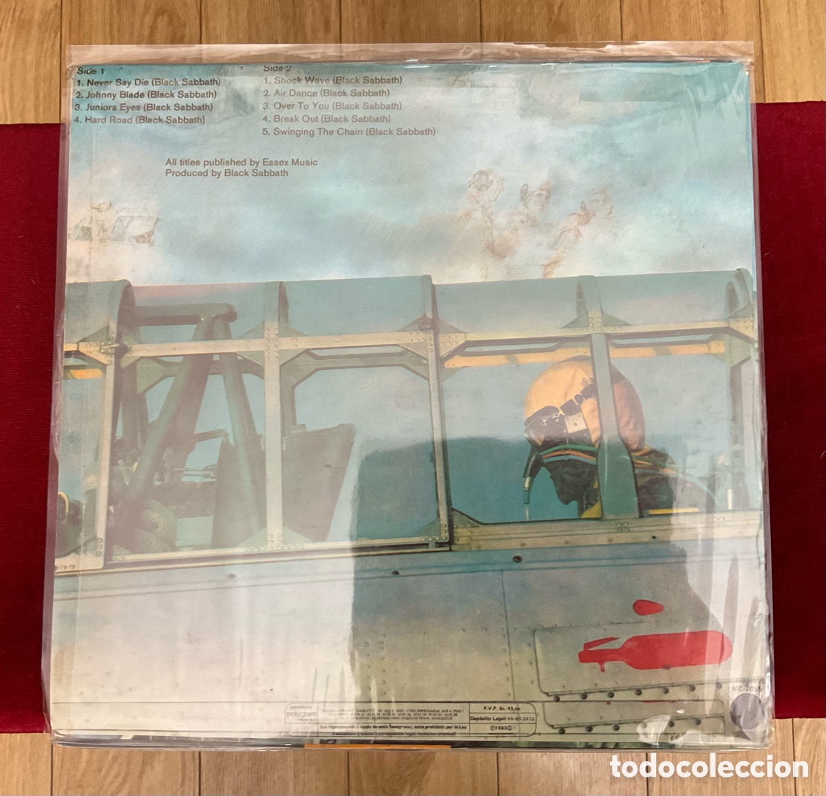 Discos de vinilo: BLACK SABBATH. Never Say Die. VENEZUELA. - Foto 2