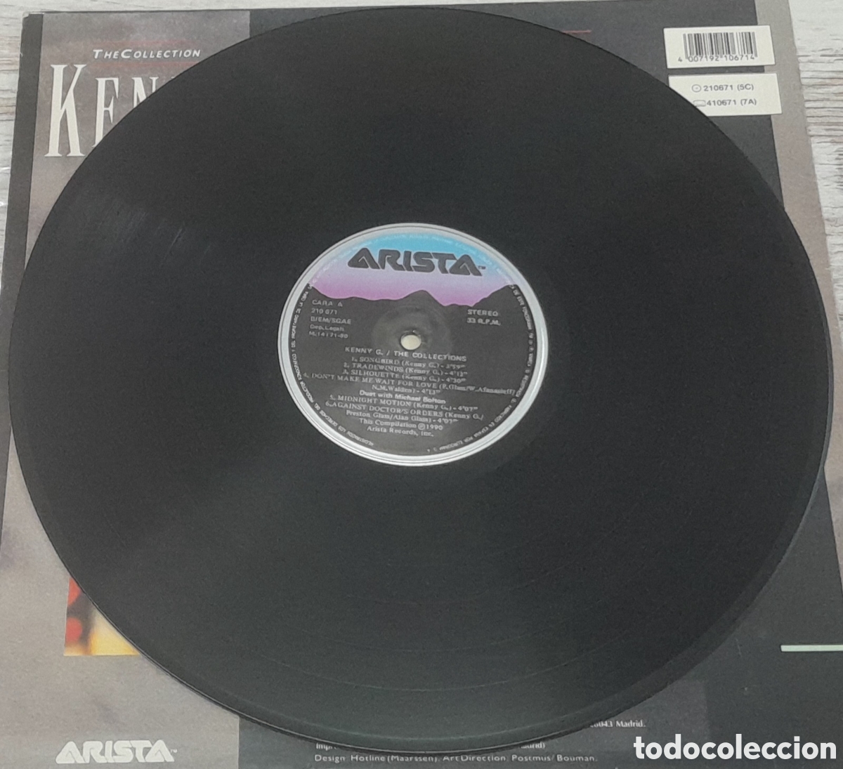 Discos de vinilo: KENNY G - THE COLLECTION - BMG ARIOLA 1990 - Foto 3