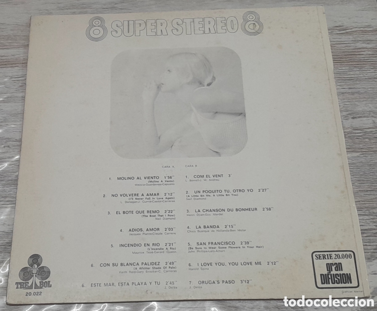 Discos de vinilo: CHUS MARTINEZ Y SU CONJUNTO - EXITOS, EXITOS, EXITOS, - TREBOL 1970 - Foto 2