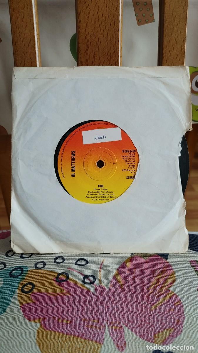 Discos de vinilo: AL MATTHEWS-SINGLE FOOL - Foto 1