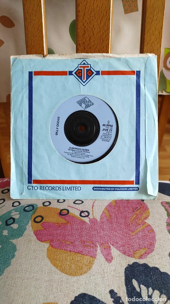 Discos de vinilo: BILLY OCEAN-SINGLE CARIBBEAN QUEEN - Foto 2