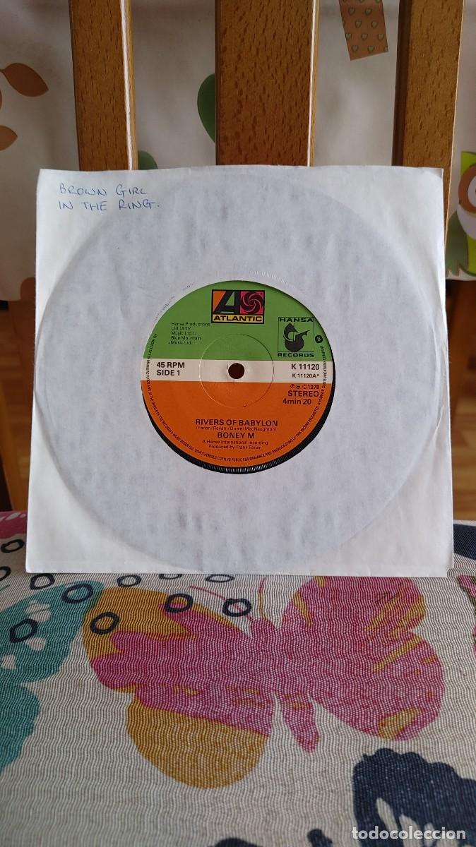Discos de vinilo: BONEY M-SINGLE RIVERS OF BABYLON - Foto 1
