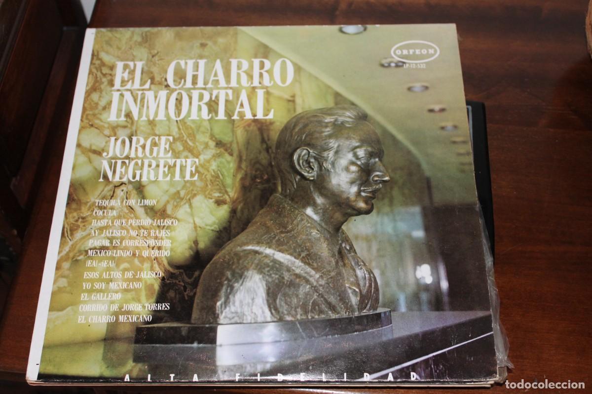 Discos de vinilo: JORGE NEGRETE - EL CHARRO INMORTAL - Foto 1