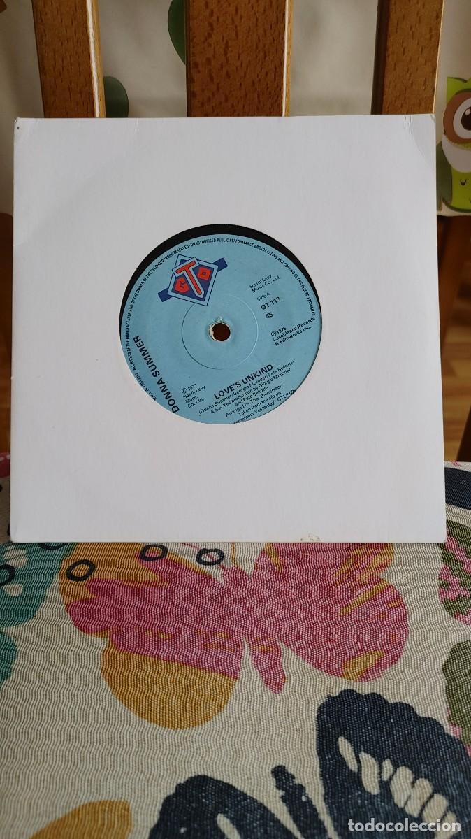 Discos de vinilo: DONNA SUMMER-SINGLE LOVE&acute;S UNKIND - Foto 2