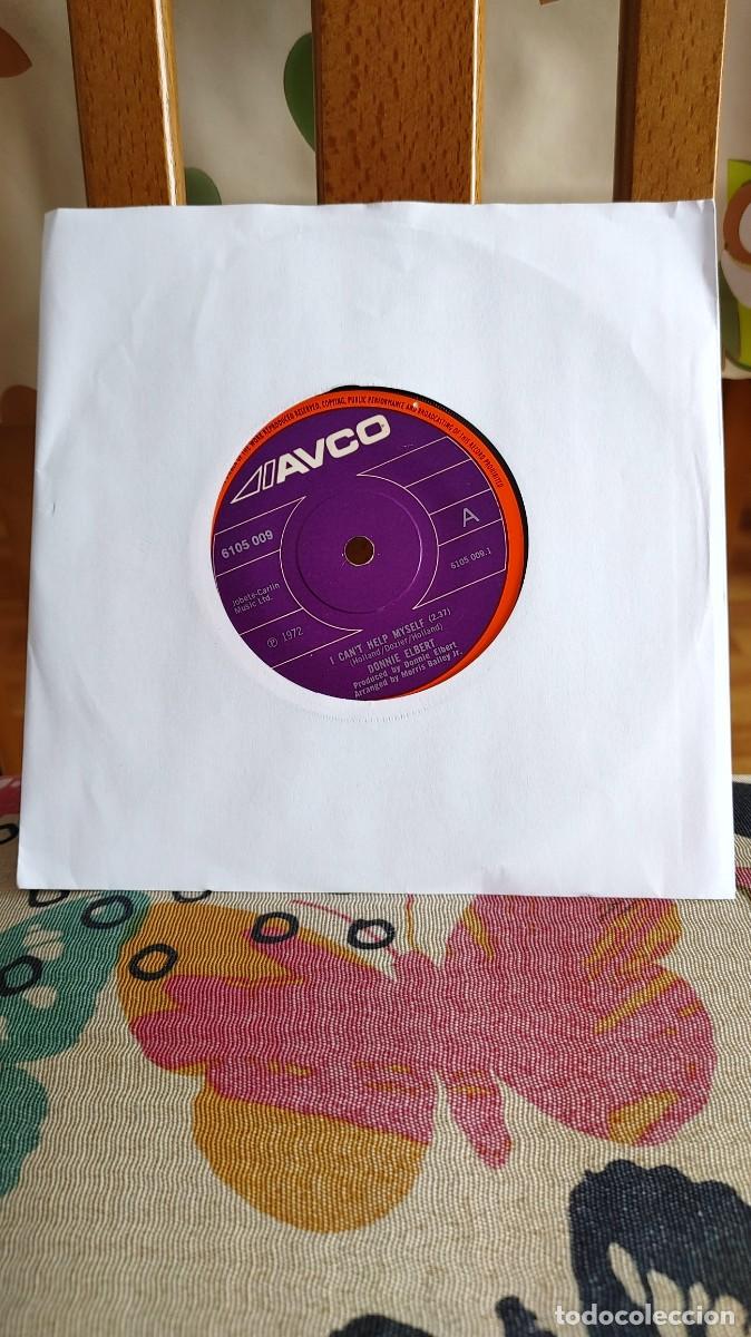 Discos de vinilo: DONNIE ELBERT-SINGLE I CAN&acute;T HELP MYSELF - Foto 2