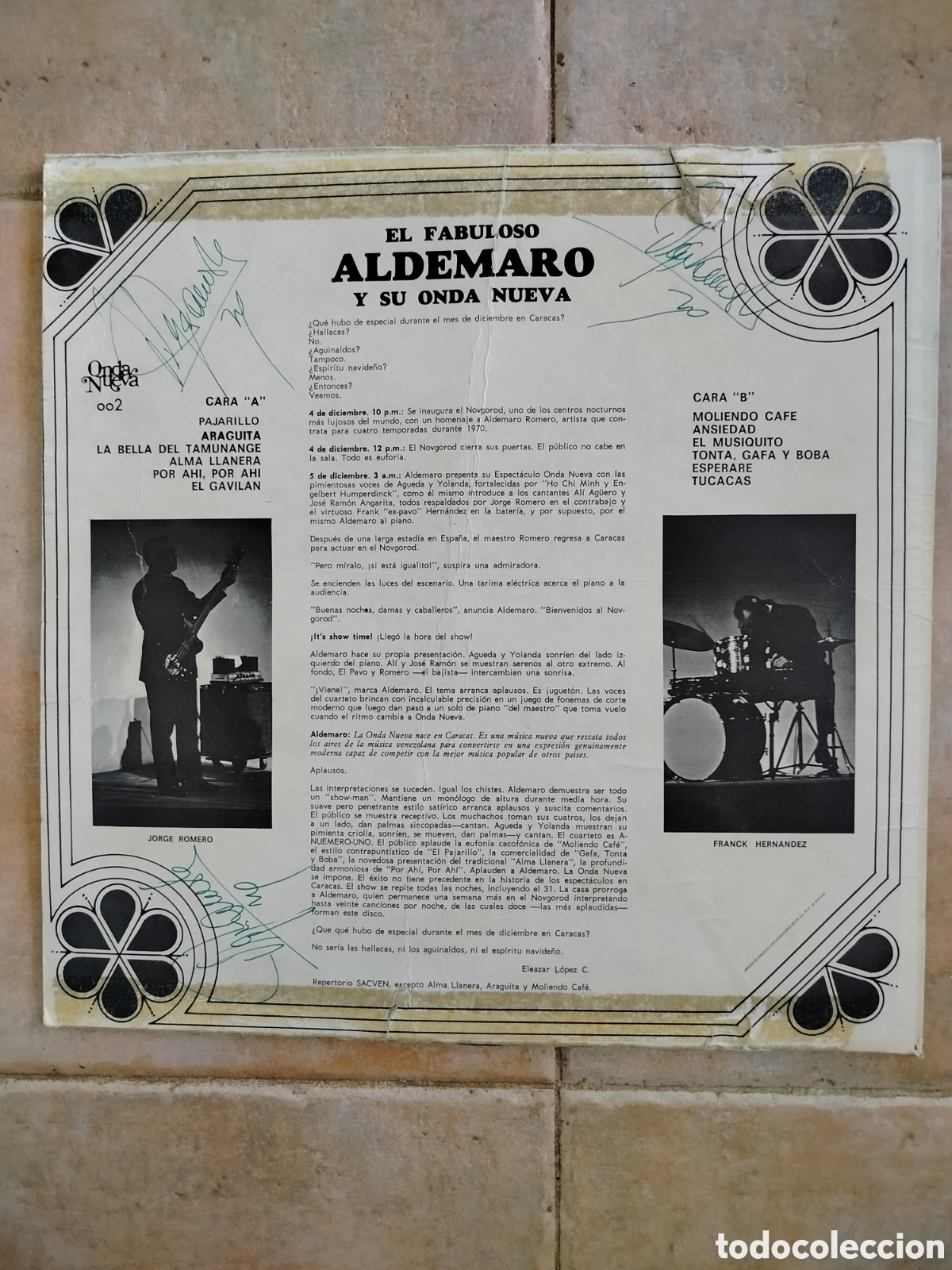 Discos de vinilo: Fabuloso Aldemaro y Onda Nueva - Foto 2