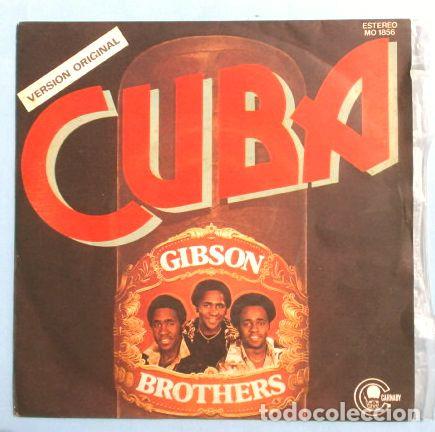 Discos de vinilo: GIBSON BROTHERS (Single 1979) CUBA - Versi&oacute;n Original y Versi&oacute;n Disco - Discoteca de los 70 - Foto 1