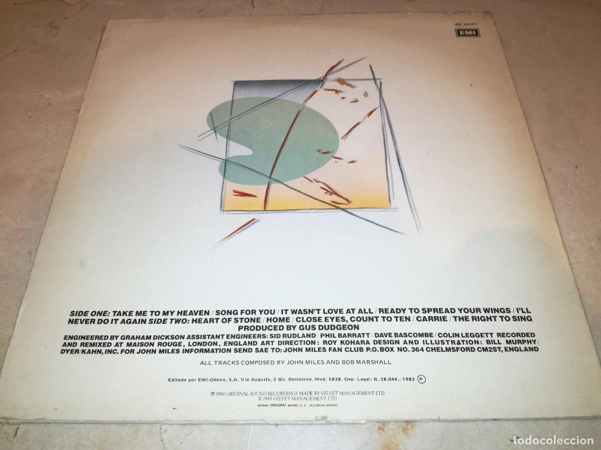 Discos de vinilo: JOHN MILES-PLAY ON-ORIGINAL ESPA&Ntilde;OL 1983 - Foto 2