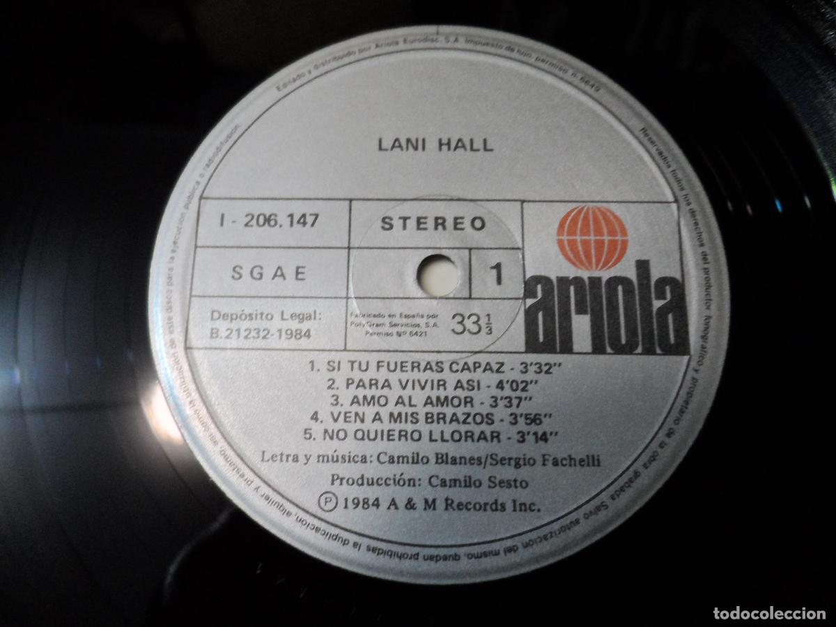 Discos de vinilo: Lani Hall &ndash; Lani Hall (SPAIN 1984) - Foto 3