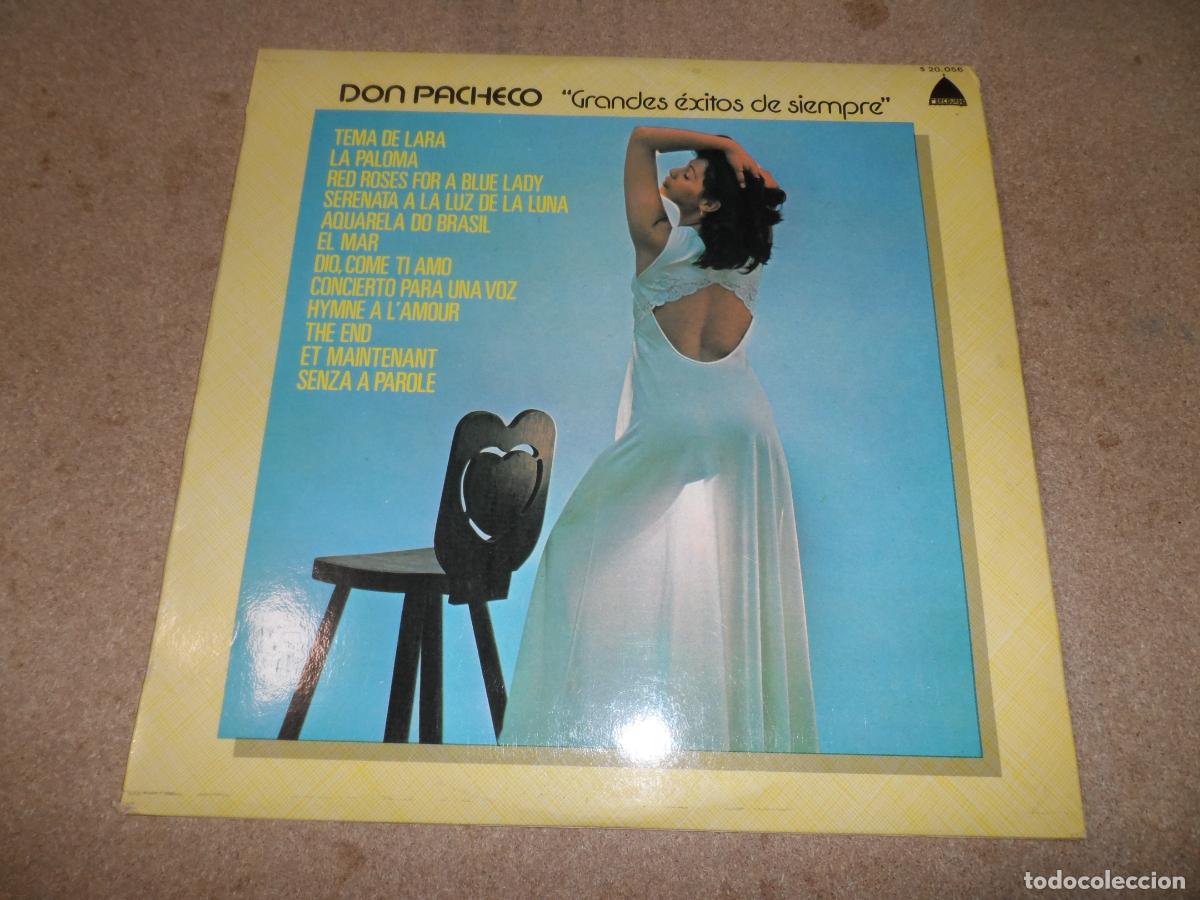 Discos de vinilo: DON PACHECO - GRANDES EXITOS DE SIEMPRE (SPAIN 1978) - Foto 1
