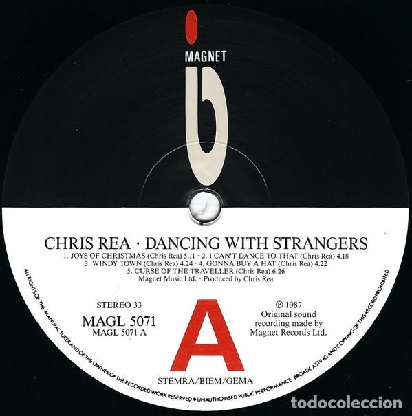 Discos de vinilo: vinilo Chris Rea &lrm;&ndash; Dancing With Strangers UK 1987 - Foto 3