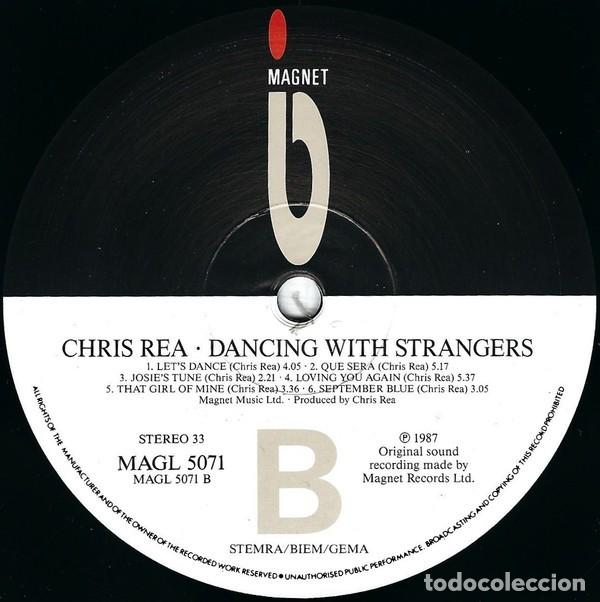 Discos de vinilo: vinilo Chris Rea &lrm;&ndash; Dancing With Strangers UK 1987 - Foto 4