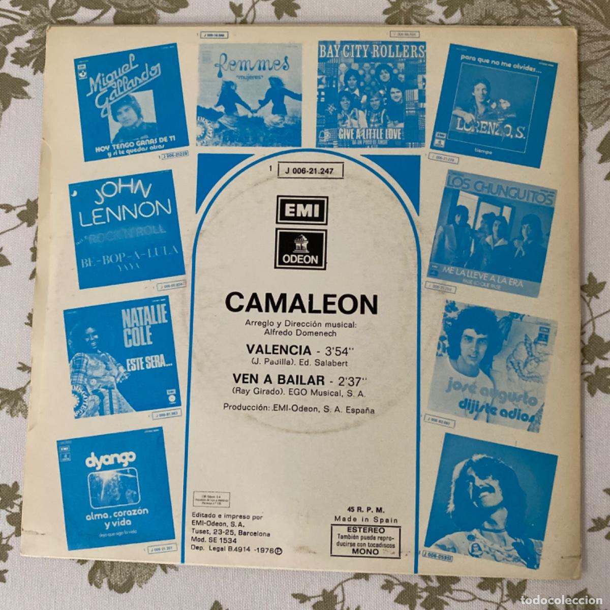 Discos de vinilo: CAMALEON VALENCIA&hellip;&hellip;&hellip;&hellip; - Foto 2