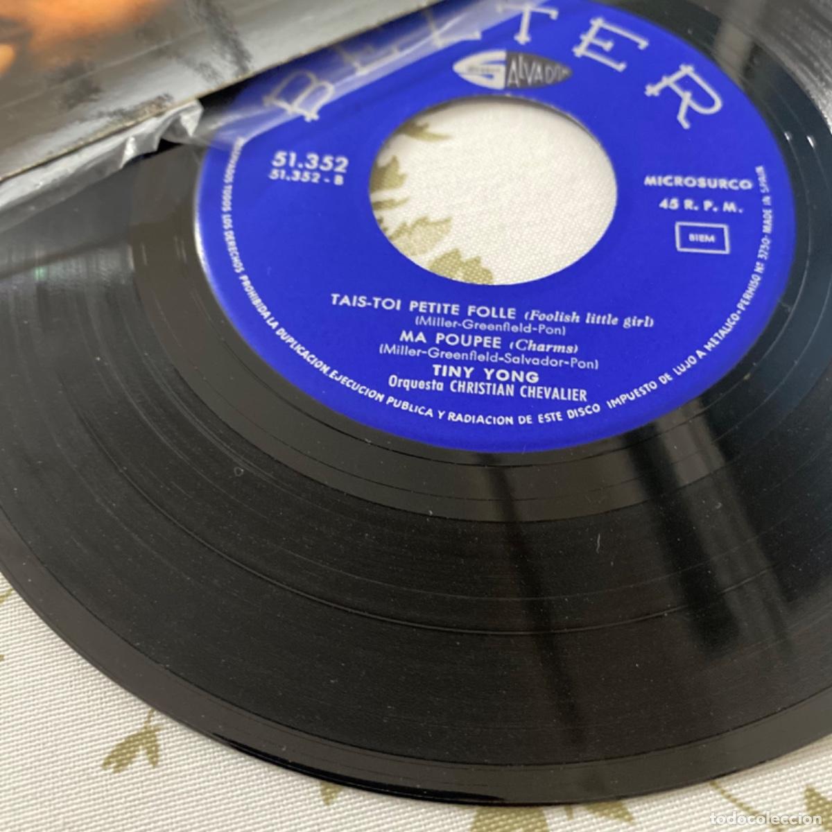 Discos de vinilo: TINY YONG UN SEUL GAR&Ccedil;ON SUR LA TERRE + 3 - Foto 2