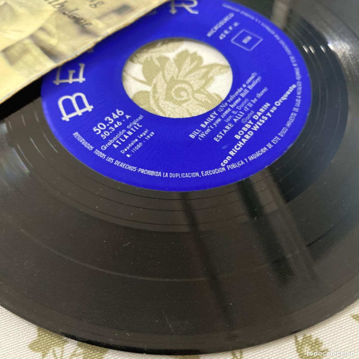Discos de vinilo: BOBBY DARIN BILL BAILEY + 3 - Foto 3