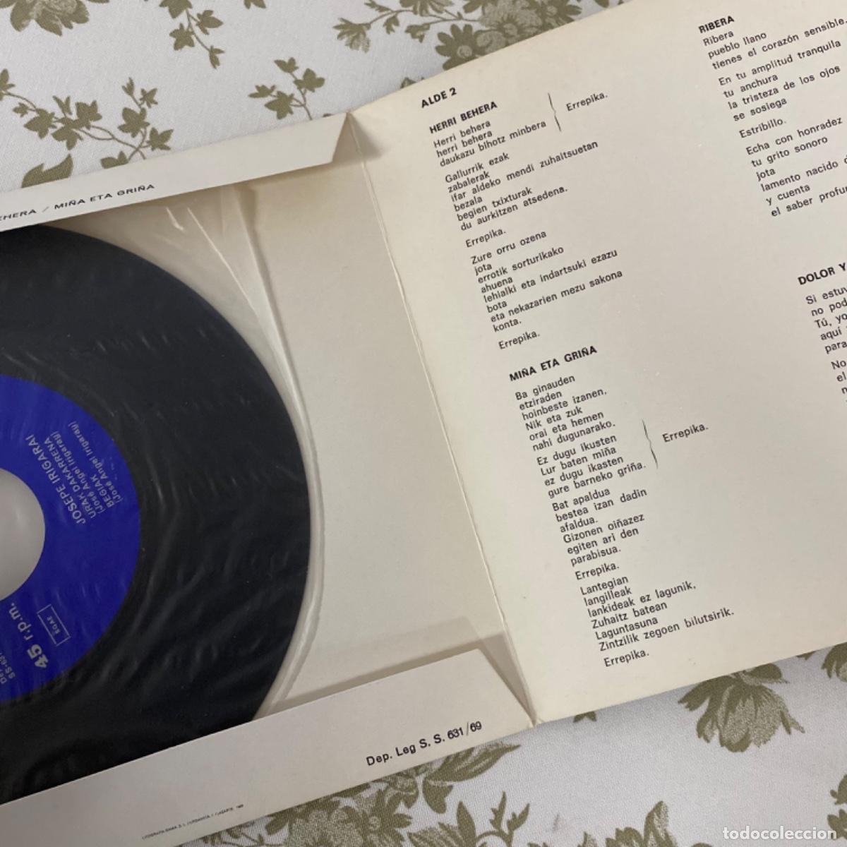 Discos de vinilo: IRIGARAI EP EZ DOK AMAIRU - Foto 5