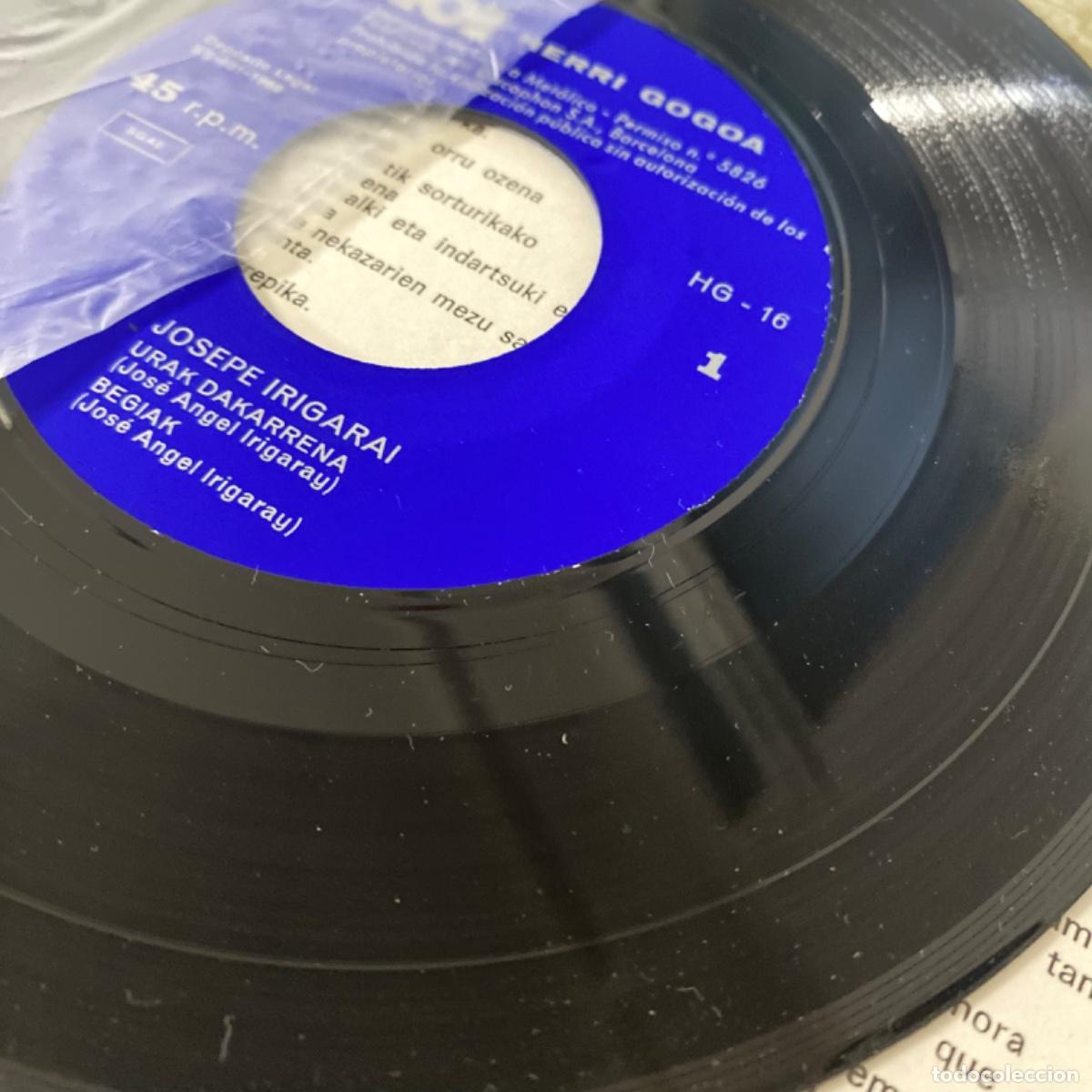 Discos de vinilo: IRIGARAI EP EZ DOK AMAIRU - Foto 6