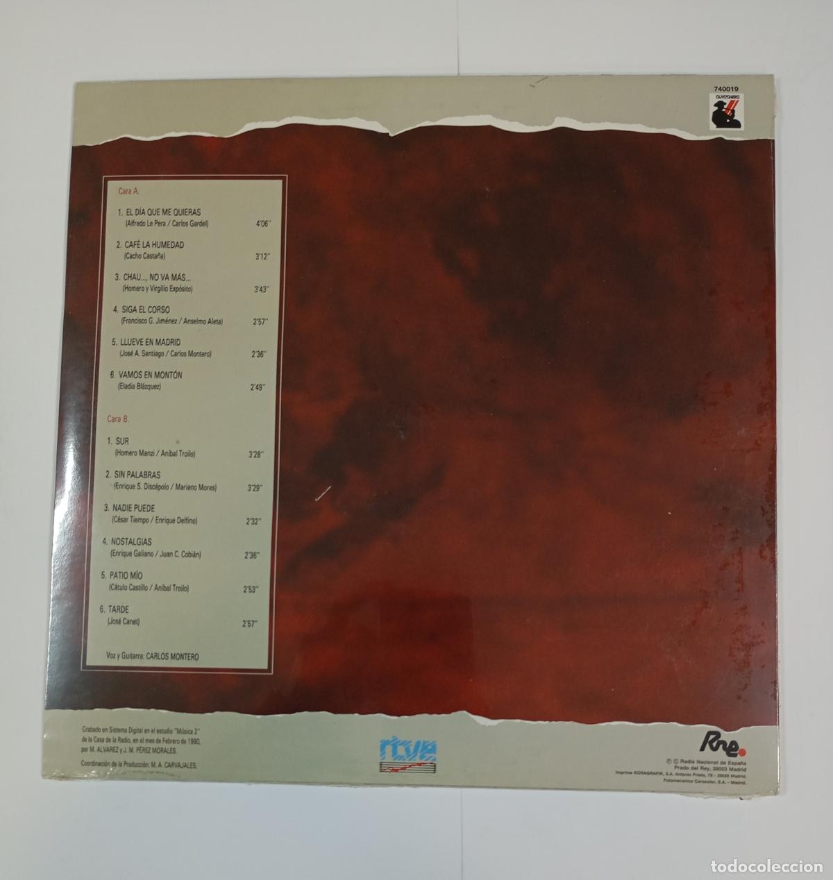 Discos de vinilo: Carlos Montero. Perfil de tango. LP. TDKLP11 - Foto 2