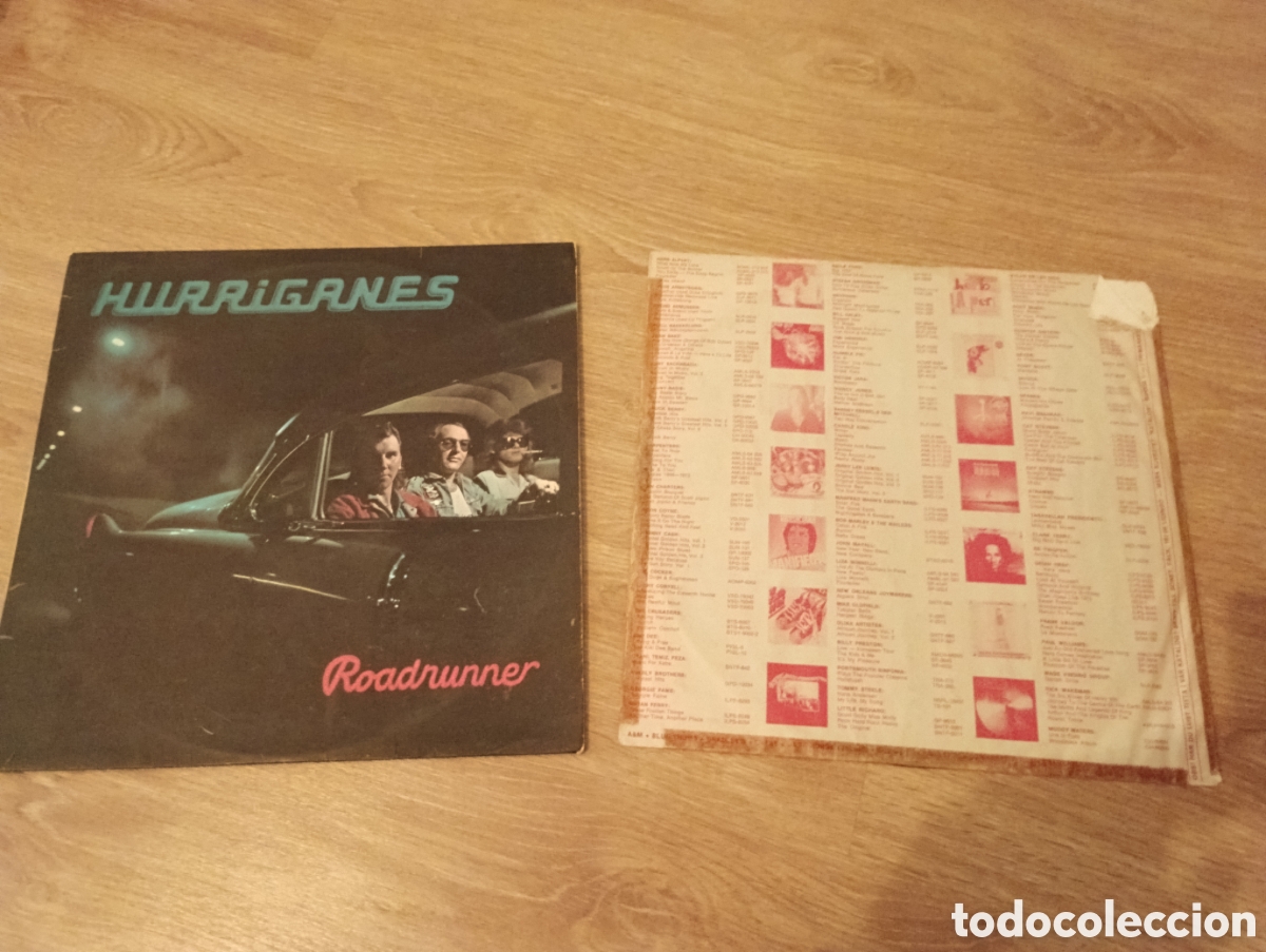 Discos de vinilo: Disco HURRIGANES - ROADRUNNER - GATEFOLD - LP - Foto 4