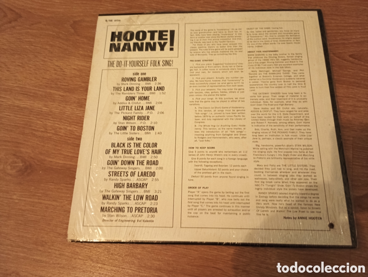 Discos de vinilo: disco hootenanny recopilacion - Foto 3