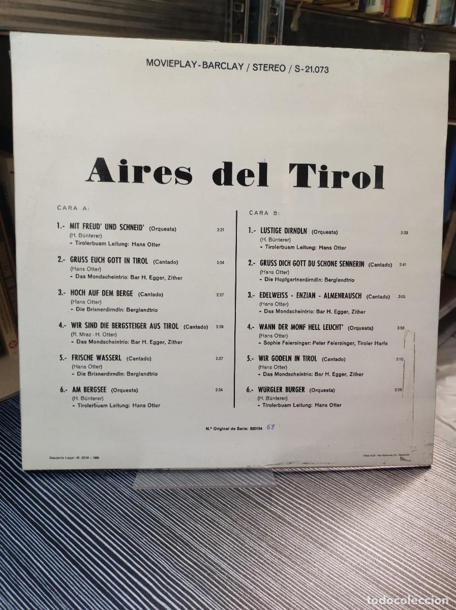 Discos de vinilo: Varios &ndash; Aires Del Tirol - Foto 2