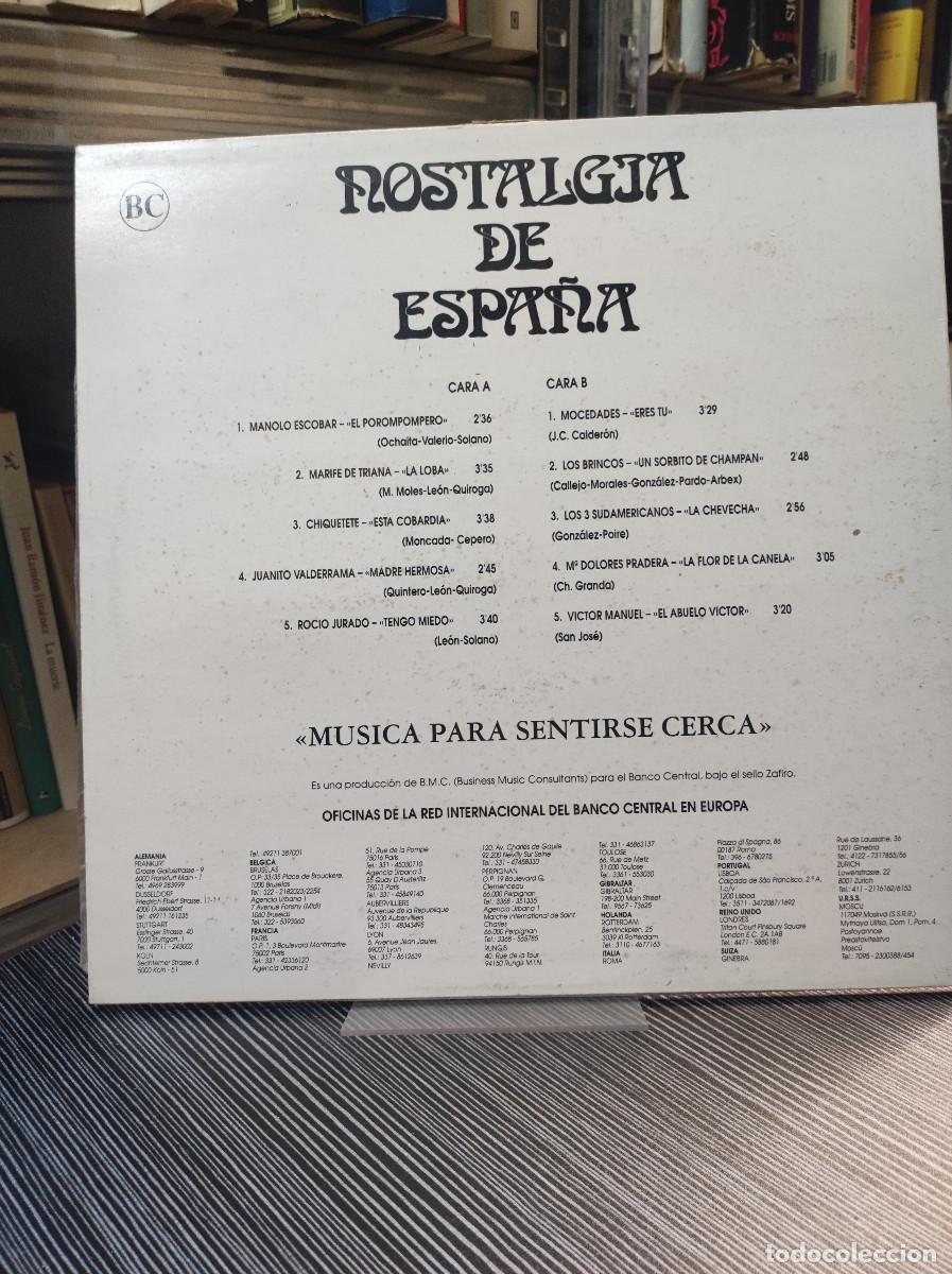 Discos de vinilo: Nostalgia De Espa&ntilde;a . - Foto 2