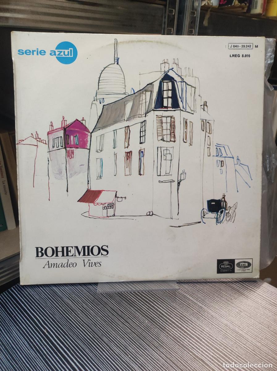 Discos de vinilo: BOHEMIOS AMADEO VIVES - Foto 1