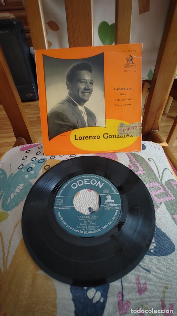 Discos de vinilo: LORENZO GONZALEZ-EP CABARETERA +3 - Foto 1