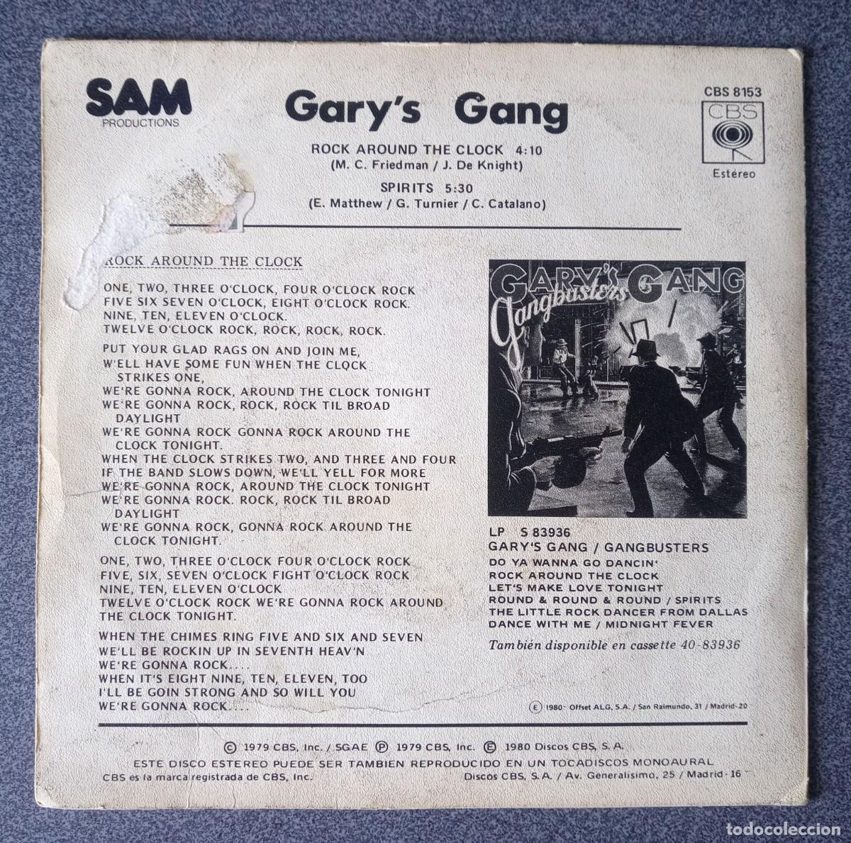 Discos de vinilo: Vinilo Ep Gary&acute;s Gang, Rock Around The Clock - Foto 4
