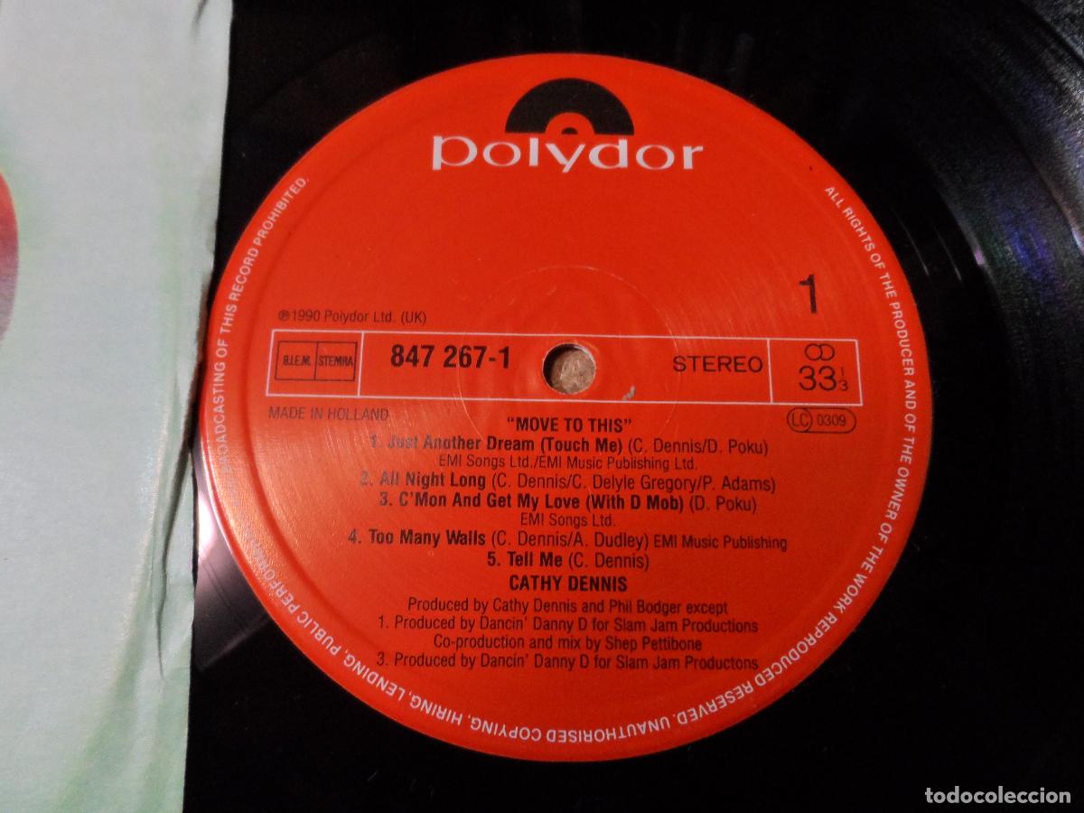 Discos de vinilo: Cathy Dennis - Move To This (HOLLAND 1990) - Foto 2