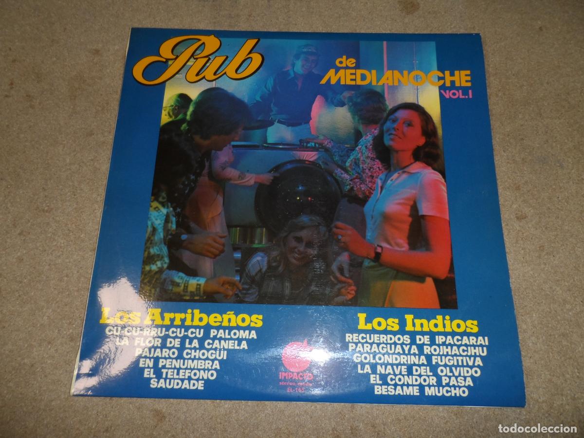Discos de vinilo: PUB DE MEDIANOCHE VOL.1 - LOS ARRIBE&Ntilde;OS / LOS INDIOS (SPAIN 1975) - Foto 1