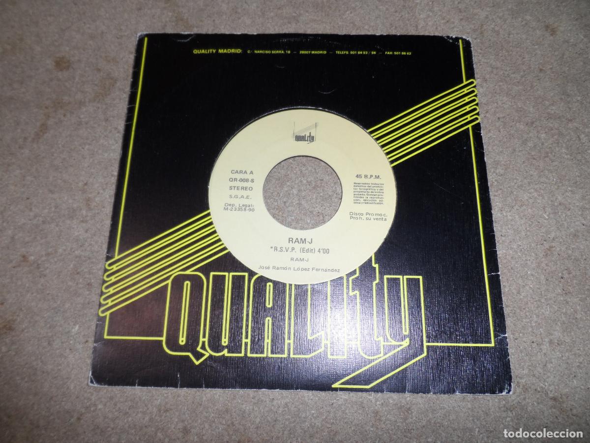 Discos de vinilo: RAM J - R.S.V.P. (SPAIN 1990) - Foto 1