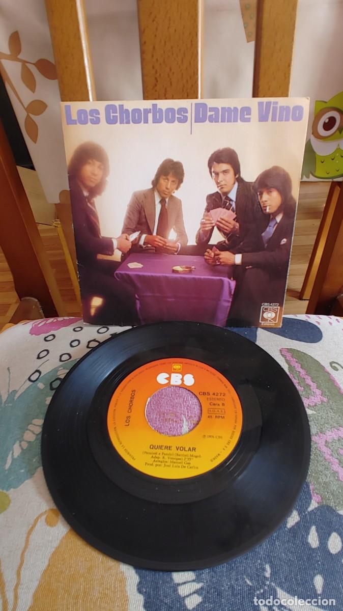Discos de vinilo: LOS CHORBOS-SINGLE DAME VINO - Foto 1