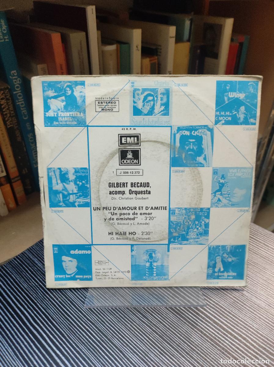 Discos de vinilo: Gilbert B&eacute;caud &ndash; Un Peu DAmour Et DAmiti&eacute; - Foto 2