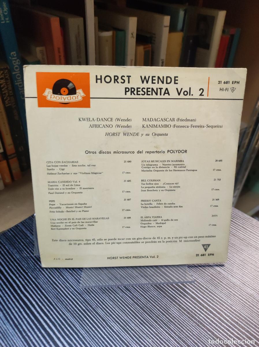 Discos de vinilo: HORST WENDE PRESENTA VOL 2 - Foto 2