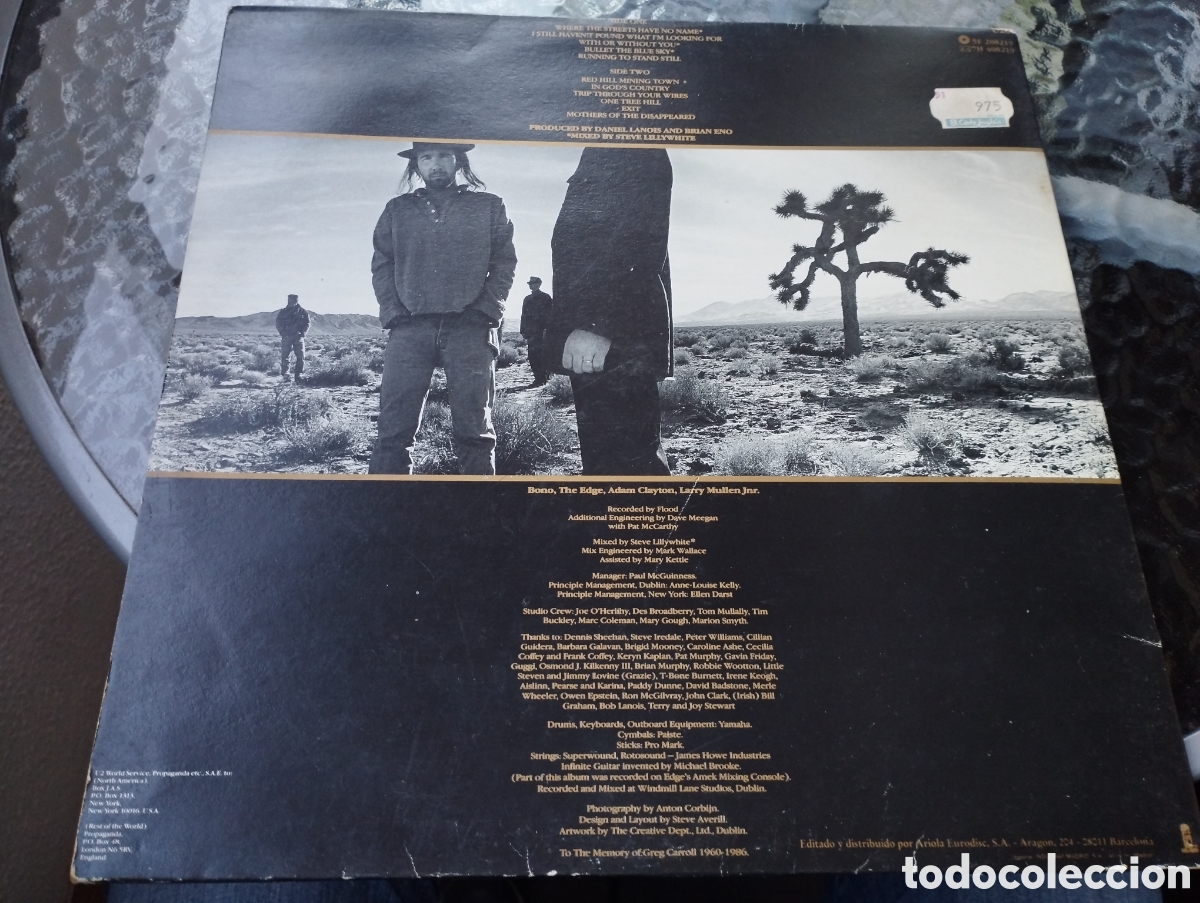 Discos de vinilo: U2 The Joshua Tree album - Foto 4
