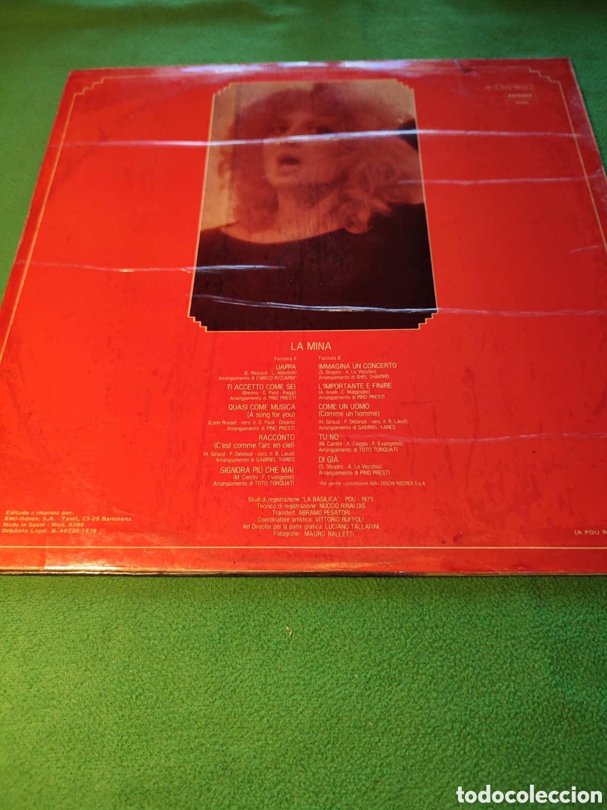 Discos de vinilo: Mina - La Mina edici&oacute;n espa&ntilde;ola del 1976 - Foto 2