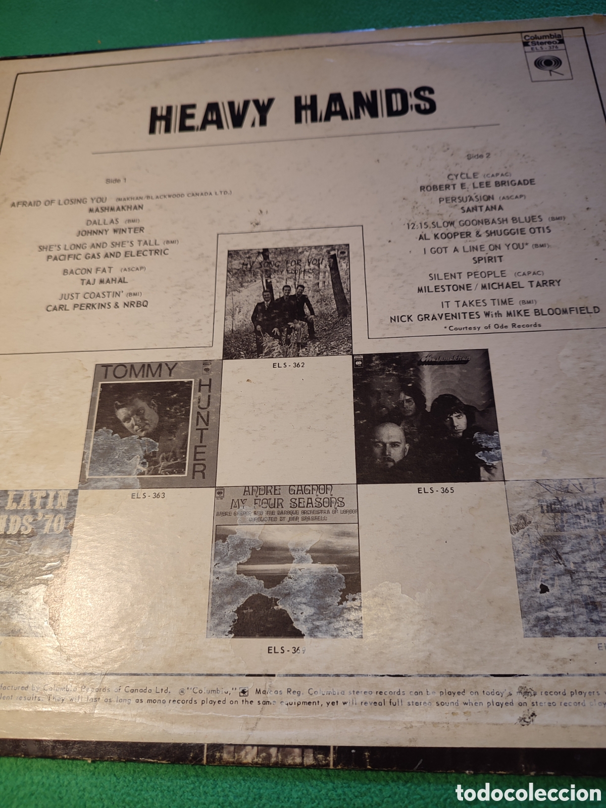 Discos de vinilo: Heavy Hands - Various Artists 1970 - Foto 2