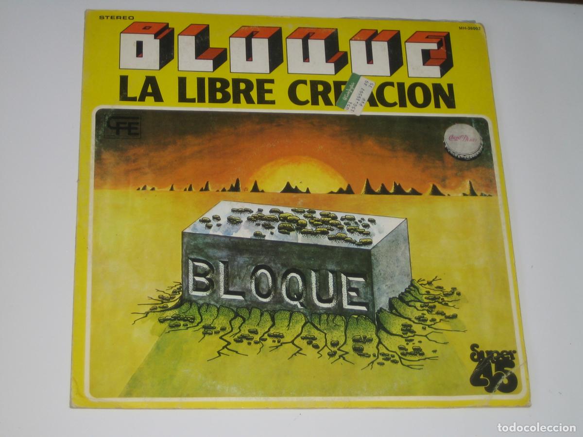 Discos de vinilo: DISCOFERTA -BLOQUE - MAXI - VINILO MUY BUEN ESTADO - Foto 1