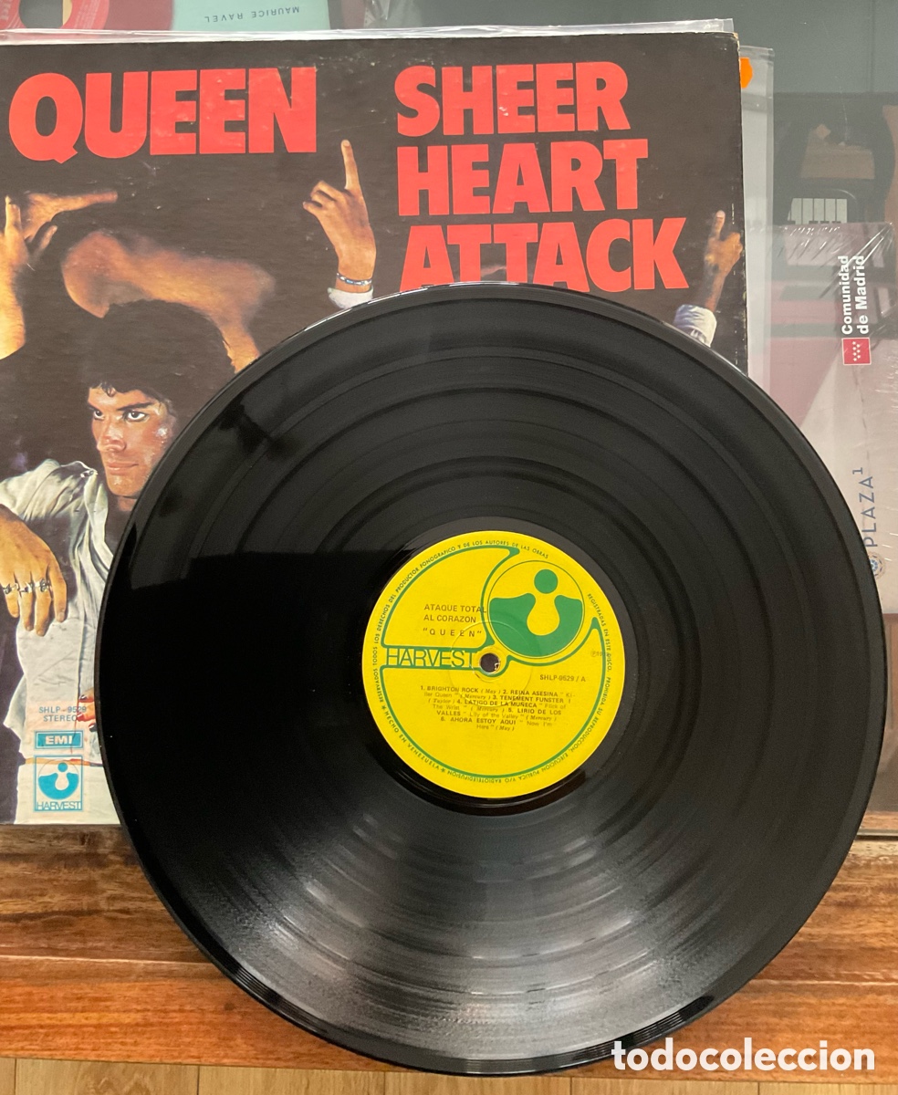 Discos de vinilo: QUEEN. Sheer Heart Attack. Venezuela. - Foto 4