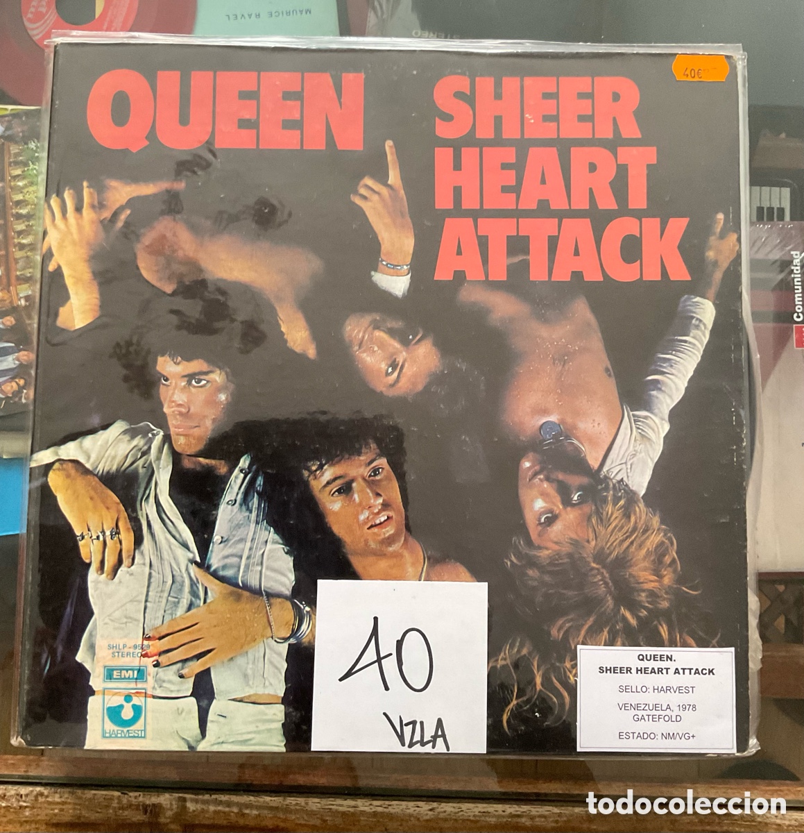 Discos de vinilo: QUEEN. Sheer Heart Attack. Venezuela. - Foto 1